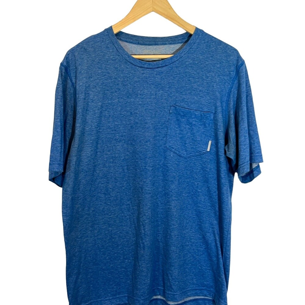 Columbia Men's Pocket T Shirt - blue - Size Medium